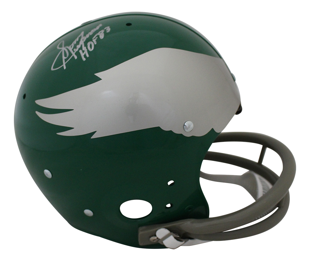 Sonny Jurgensen SIGNED Philadelphia Eagles MiniHelmet Autographed JSA WPP Sports Mem, Cards